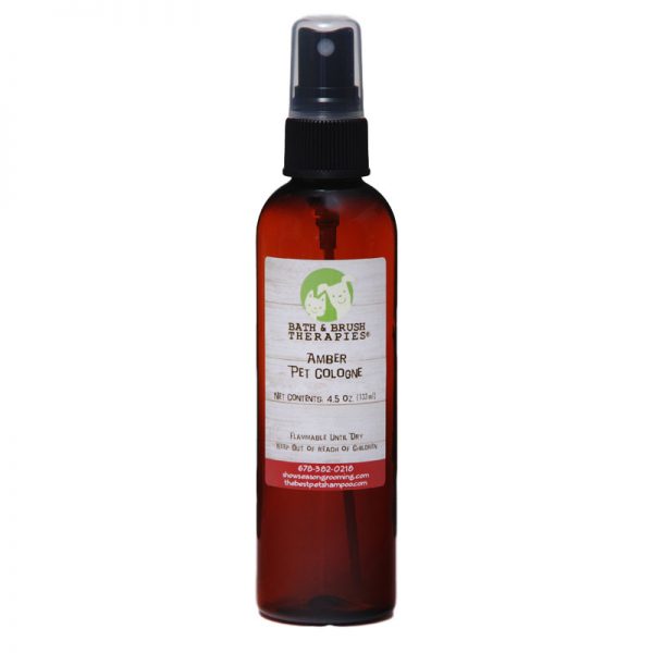 Dog Perfume Amber 4oz by Bath & Brush Therapies®