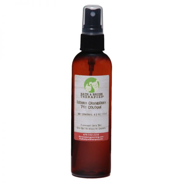 Dog Perfume Merry Cranberry 4oz by Bath & Brush Therapies®