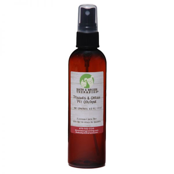 Dog Perfume Peaches n Cream 4oz by Bath & Brush Therapies®