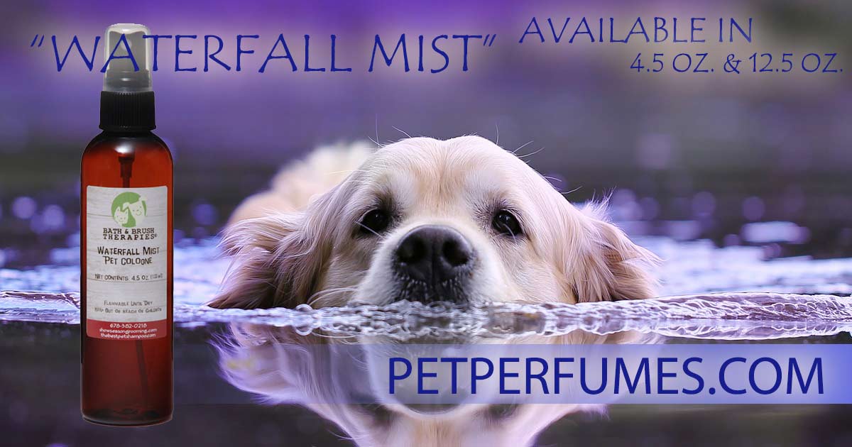 Pet Perfume Waterfall Mist Dog Cologne by Bath and Brush Therapies